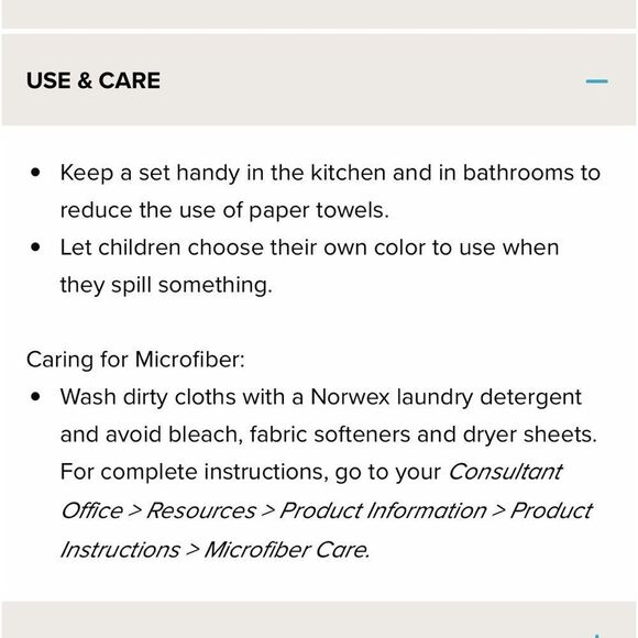 Norwex Counter Cloths Set of 3 Vanilla/mushroom/amethyst NWT - Picture 8 of 14